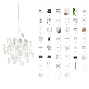 Paper Chandelier – detail 38 — Dimension drawings 2