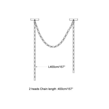 Figure Spanish Chain Alabaster Chandelier — Dimension drawings 5