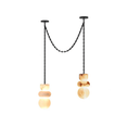 Load image into Gallery viewer, Orba Chain Alabaster Chandelier