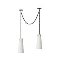 Bild in Galerie-Betrachter laden, Industrial Cascade Chain Alabaster Chandelier