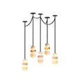 Load image into Gallery viewer, Orba Chain Alabaster Chandelier