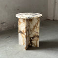 Load image into Gallery viewer, Rosie Marble Side Table
