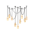Load image into Gallery viewer, Orba Chain Alabaster Chandelier