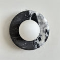 Load image into Gallery viewer, Orli Black Marble Sconce