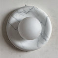 Load image into Gallery viewer, Orli White Marble Sconce