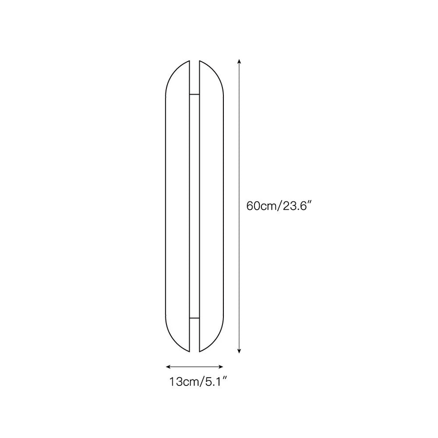 Aare Wall Lamp – detail 3 — Dimension drawings 1