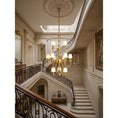 Load image into Gallery viewer, Abrahamson Shaded Tiered Chandelier