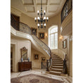 Load image into Gallery viewer, Abrahamson Shaded Tiered Chandelier