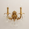Load image into Gallery viewer, Adriana Brass Wall Lamp