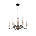 Load image into Gallery viewer, Afralia Wooden Chandelier