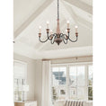 Load image into Gallery viewer, Afralia Wooden Chandelier