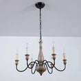 Load image into Gallery viewer, Afralia Wooden Chandelier