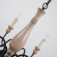 Load image into Gallery viewer, Afralia Wooden Chandelier