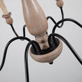 Load image into Gallery viewer, Afralia Wooden Chandelier