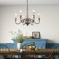 Load image into Gallery viewer, Afralia Wooden Chandelier