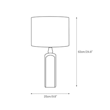 Aisling Table Lamp – detail 3 — Dimension drawings 1