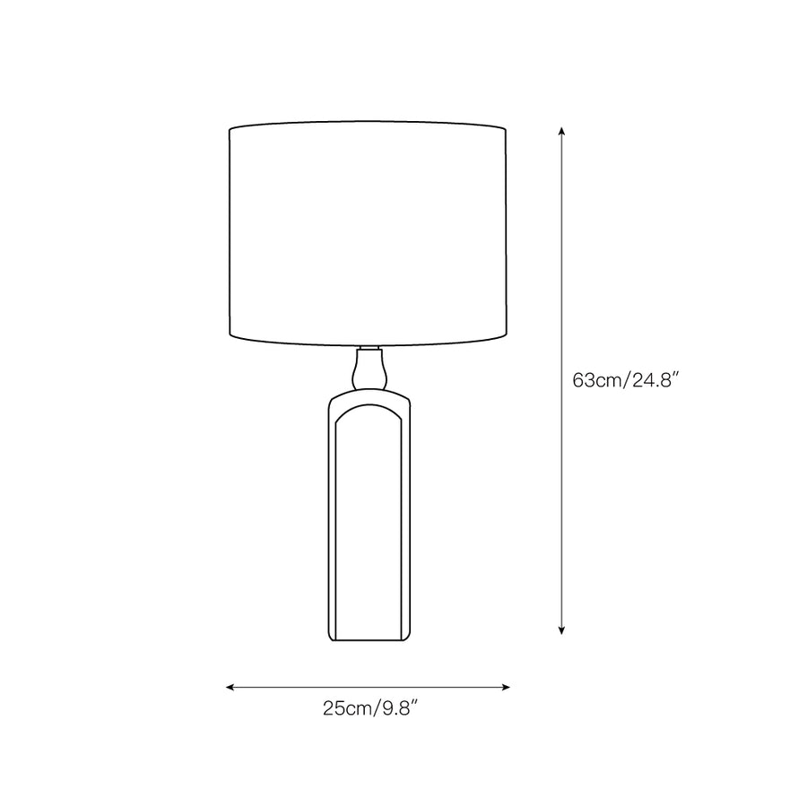 Aisling Table Lamp – detail 3 — Dimension drawings 1