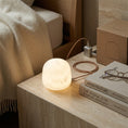 Load image into Gallery viewer, Alabaster Petite Portable Lamp (Built-in Battery)