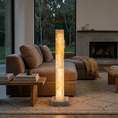 Bild in Galerie-Betrachter laden, Frozen Alabaster Floor Lamp
