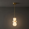 Load image into Gallery viewer, Alabaster Totem Pendant Lamp