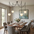 Charger l'image dans la visionneuse de la galerie, Alabaster Swag Pendant Lamp