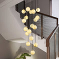 Load image into Gallery viewer, Alabaster Balls Cluster Chandelier