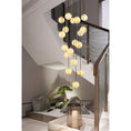 Load image into Gallery viewer, Alabaster Balls Cluster Chandelier