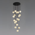 Load image into Gallery viewer, Alabaster Balls Cluster Chandelier