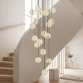 Load image into Gallery viewer, Alabaster Balls Cluster Chandelier