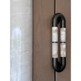 Load image into Gallery viewer, Alabaster Banded KoKo Sconce