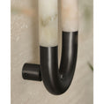 Load image into Gallery viewer, Alabaster Banded KoKo Sconce
