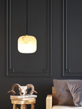 Load image into Gallery viewer, Alabaster Bedside Pendant Light