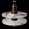 Load image into Gallery viewer, Alabaster Comet Pendant Lamp