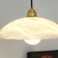 Load image into Gallery viewer, Alabaster Dome Pendant Light