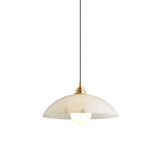 Alabaster Dome Alabaster Pendant Light