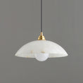 Load image into Gallery viewer, Alabaster Dome Pendant Light