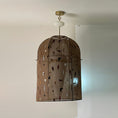 Load image into Gallery viewer, Alabaster Embroidered Pendant Lamp