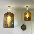 Load image into Gallery viewer, Alabaster Embroidered Pendant Lamp