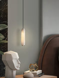 Load image into Gallery viewer, Alabaster Flute Pendant Light