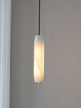 Load image into Gallery viewer, Alabaster Flute Pendant Light
