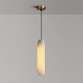 Load image into Gallery viewer, Alabaster Flute Pendant Light
