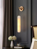 Load image into Gallery viewer, Alabaster Flute Wall Lamp