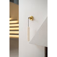 Load image into Gallery viewer, Alabaster Flute Wall Lamp