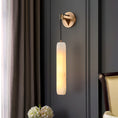 Load image into Gallery viewer, Alabaster Flute Wall Lamp