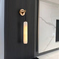 Load image into Gallery viewer, Alabaster Flute Wall Lamp