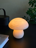 Load image into Gallery viewer, Alabaster Mushroom Table Lamp
