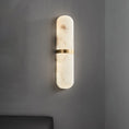 Load image into Gallery viewer, Alabaster Pill Wall Lamp