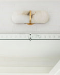 Load image into Gallery viewer, Alabaster Pill Wall Lamp
