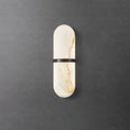 Load image into Gallery viewer, Alabaster Pill Wall Lamp