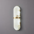 Load image into Gallery viewer, Alabaster Pill Wall Lamp